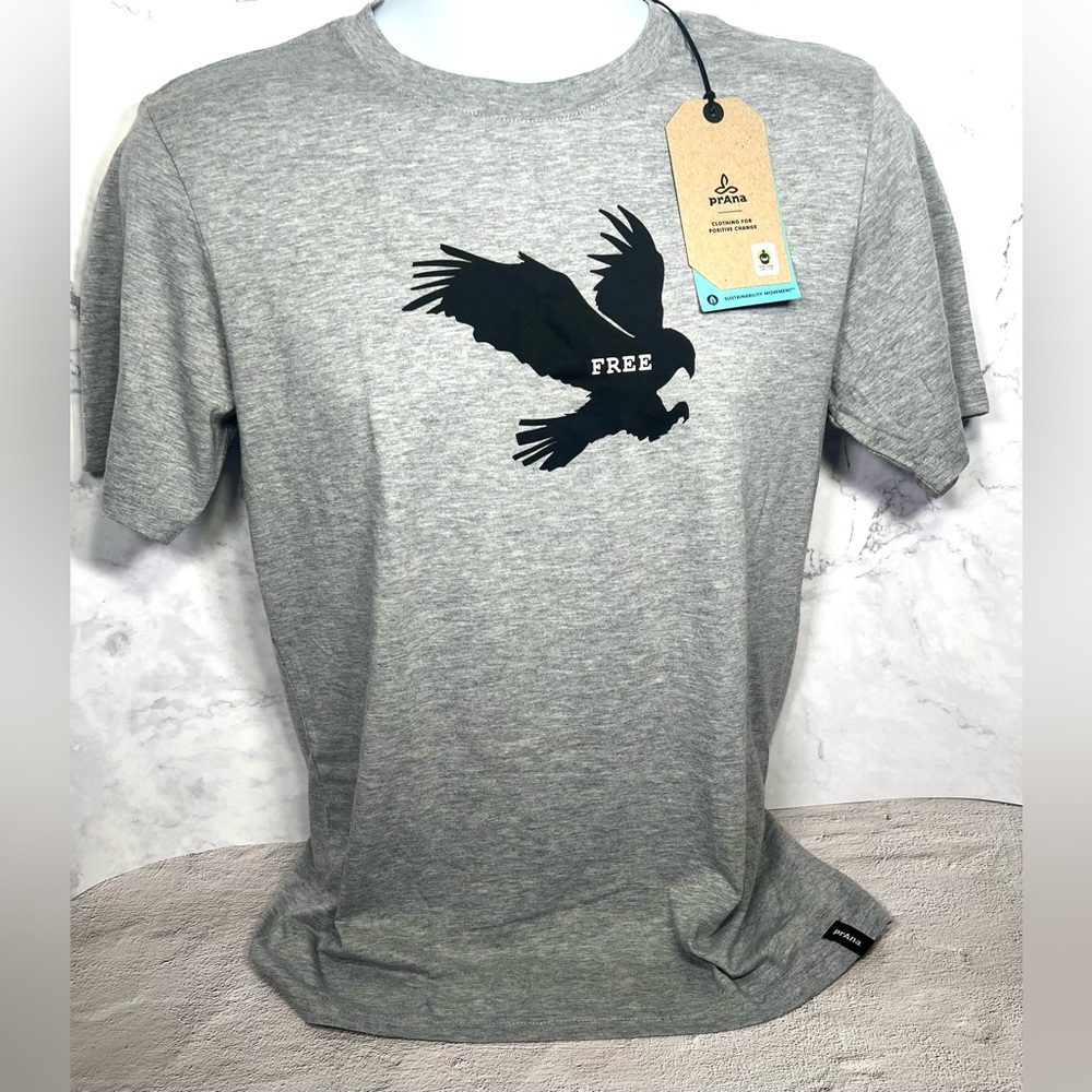 PrAna Freebird Journeyman SS T-Shirt Size Small